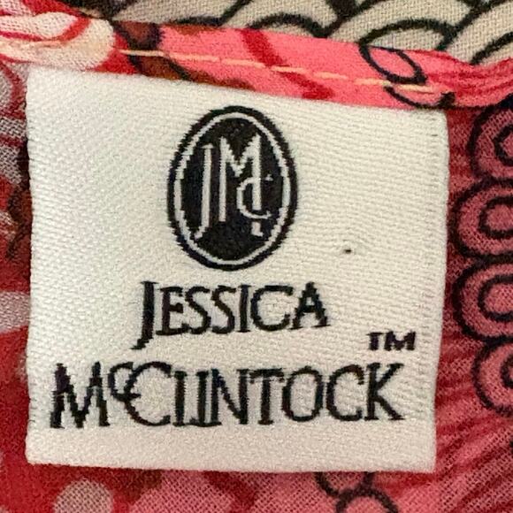 Jessica McClintock Sheer Kimono Wrap Multicolor Boho Circle Print Cover Up - Picture 6 of 9